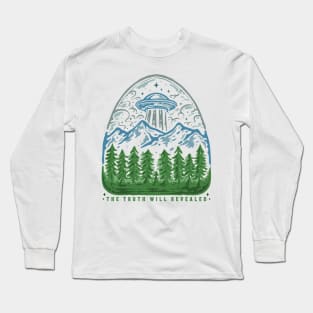 UFO Forest Long Sleeve T-Shirt